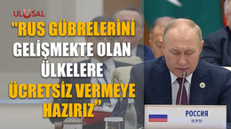 Putin ŞİÖ Zirvesi'nde konuştu: "Rus gübrelerini gelişmekte olan ülkelere ücretsiz vermeye hazırız"